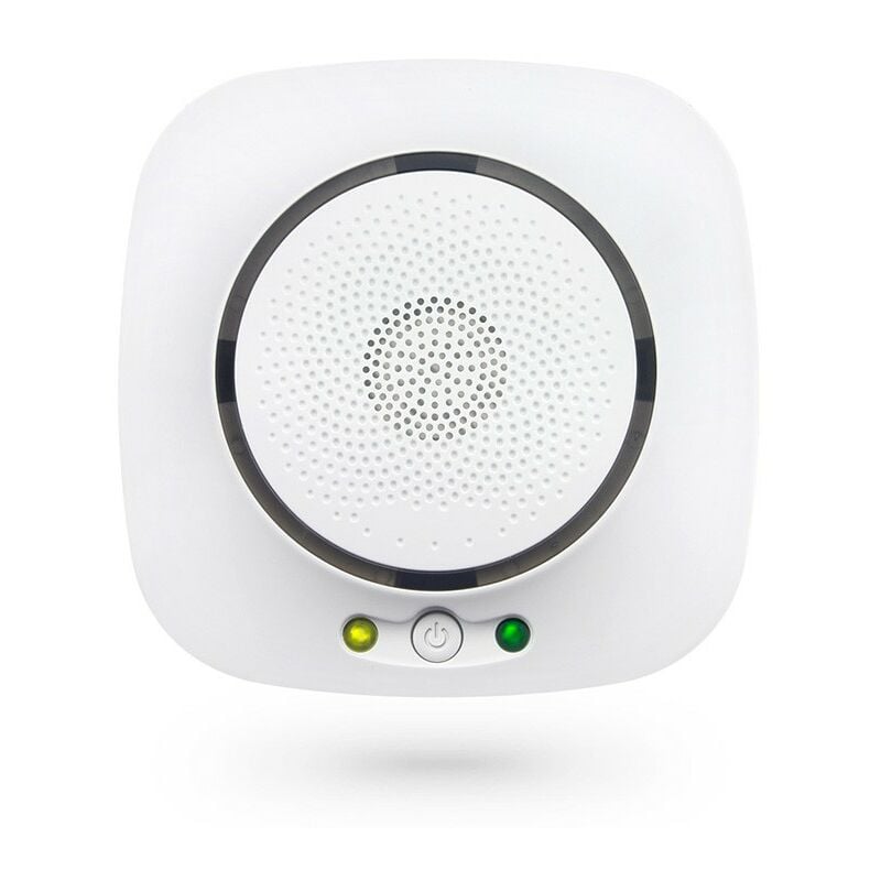 foto del prodotto rilevatore smart wifi di gas metano con sirena tuya