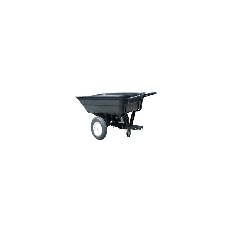 foto del prodotto rimorchio 320litri ribaltamento manuale in abs trattorino rasaerba 320610