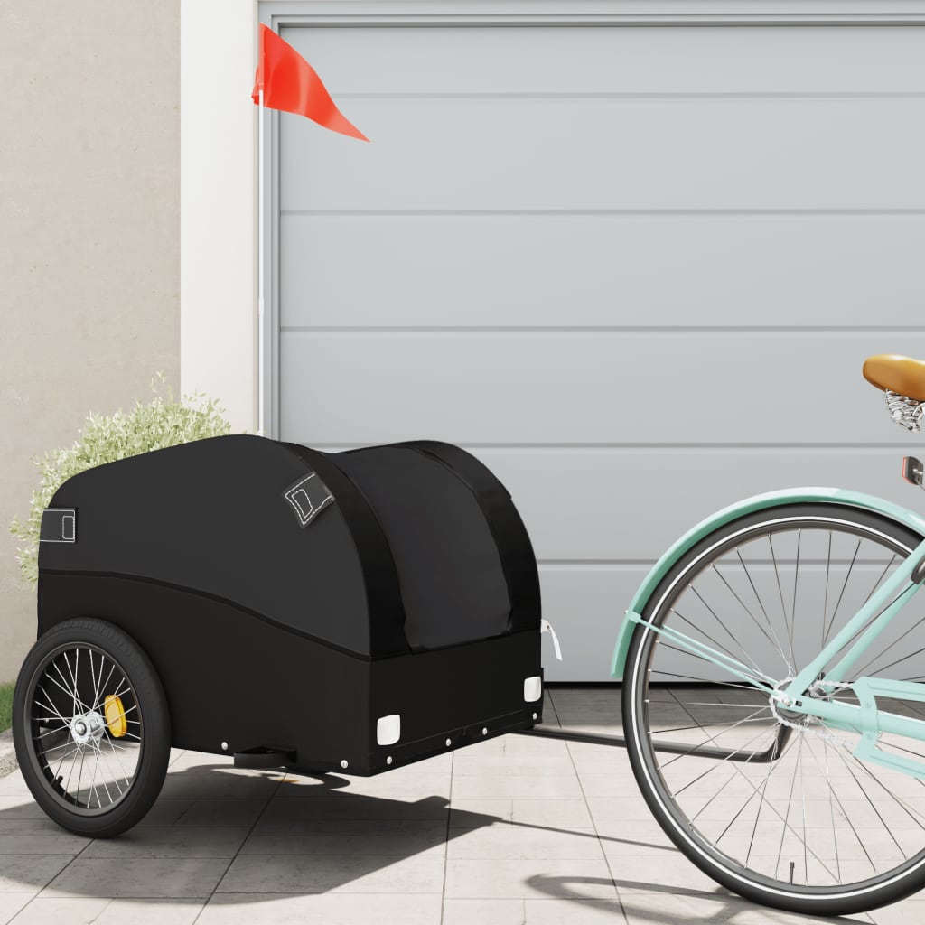 foto del prodotto rimorchio da bici nero 45 kg in ferrocod mxl 107849