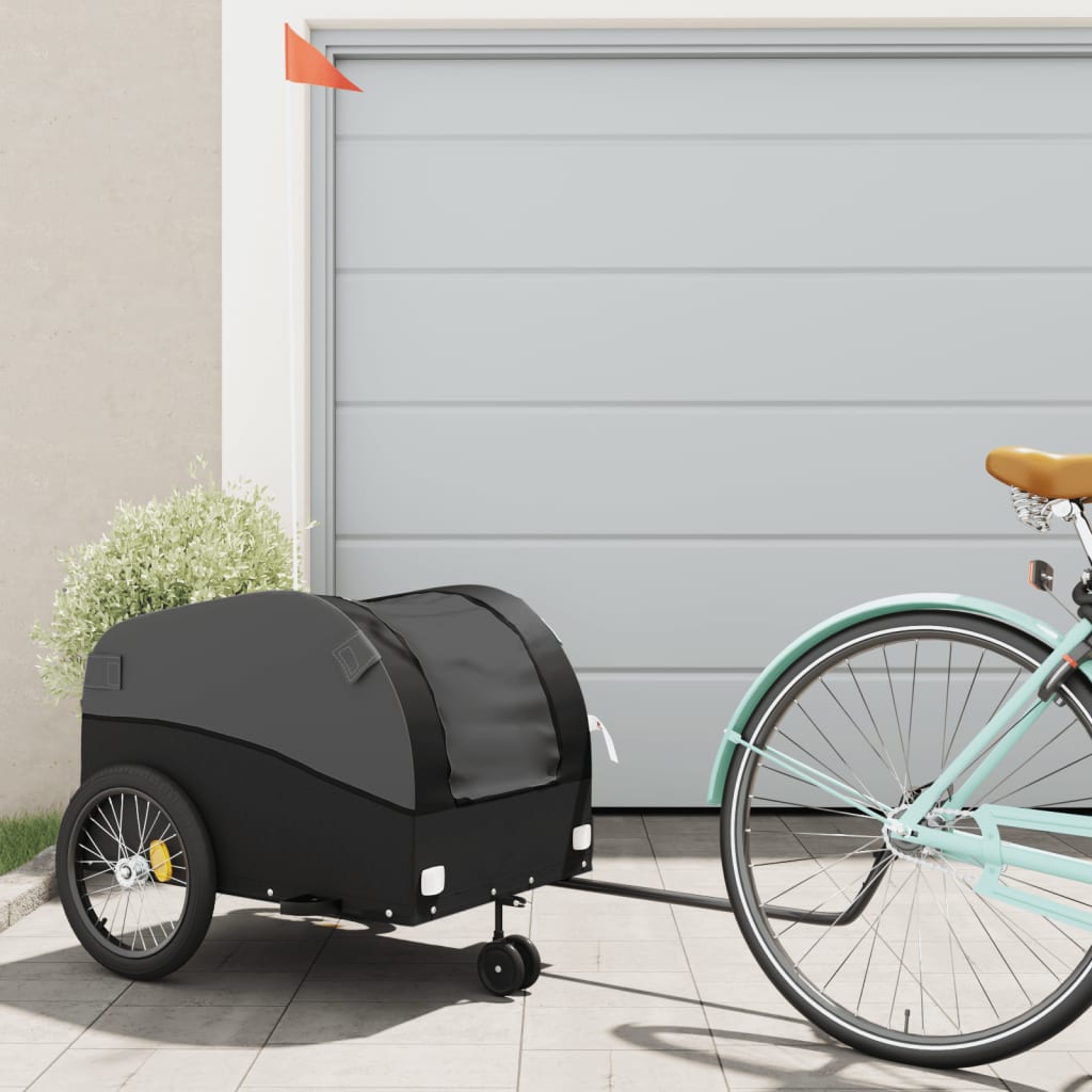 foto del prodotto rimorchio da bici nero 45 kg in ferrocod mxl 134723