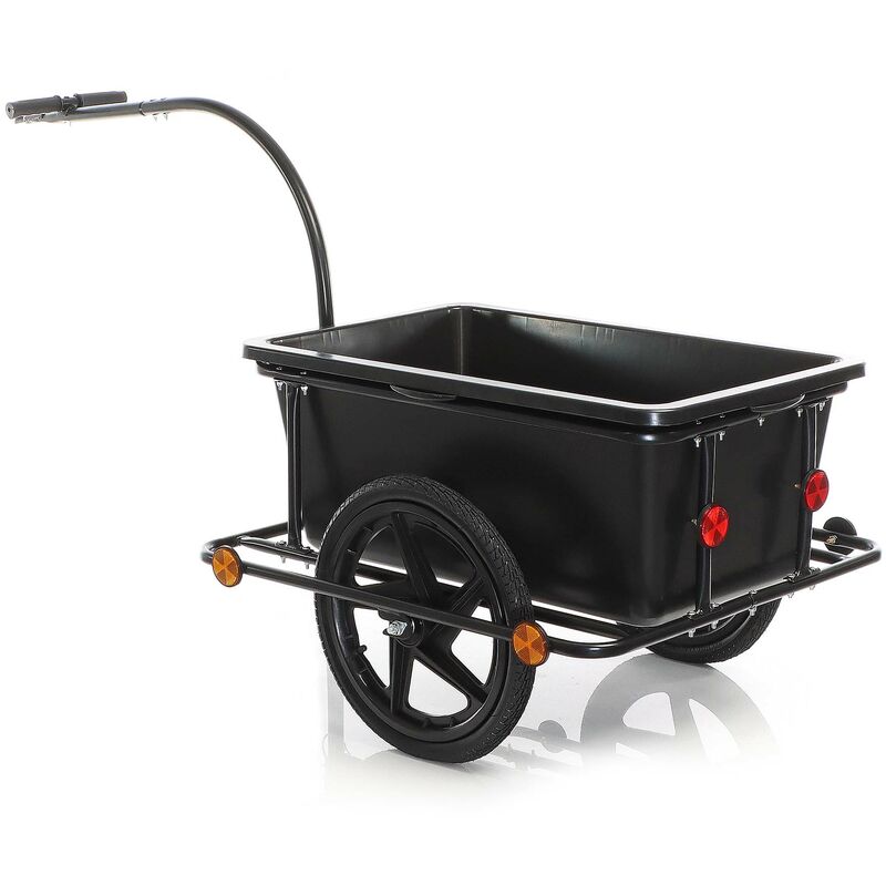 foto del prodotto rimorchio per bici con recipiente da 90 l per carichi fino a 80 kg wiltec