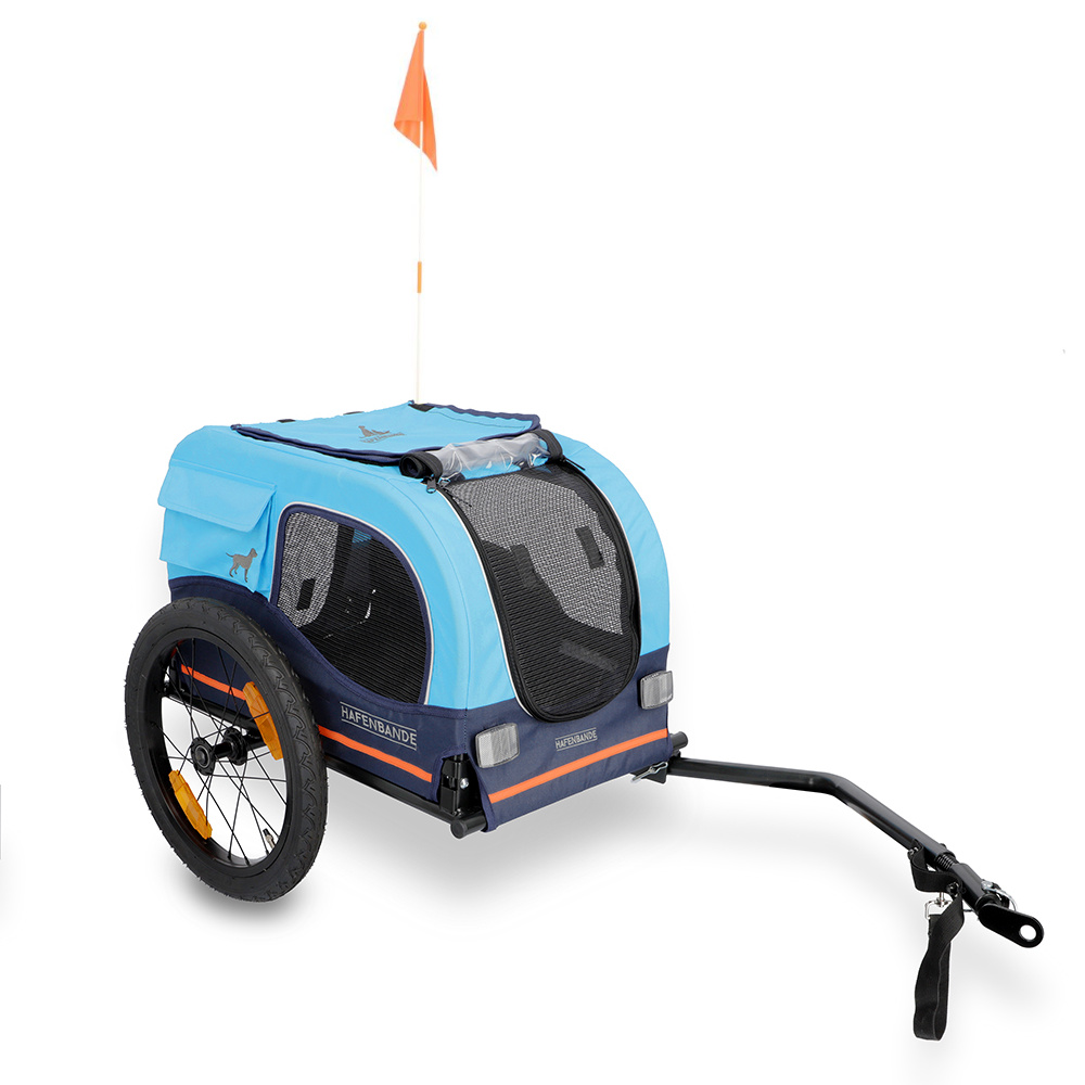 foto del prodotto rimorchio per bici hafenbande cabby s con due ganci l 116 x p 52 x h 61 cm fino a 20 kg