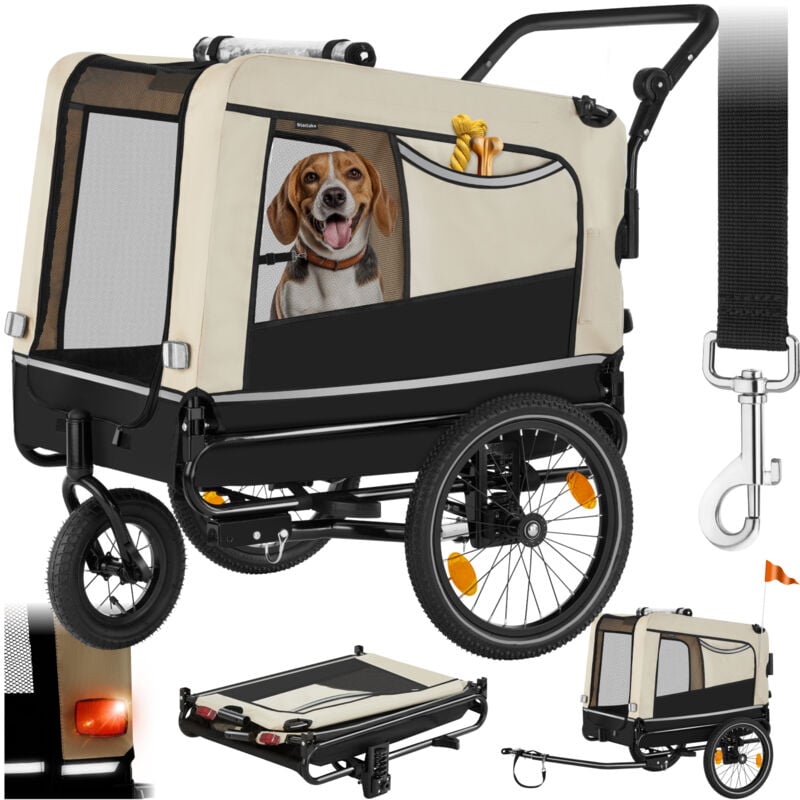 foto del prodotto rimorchio per bici multifunzionale pieghevole 40kg max