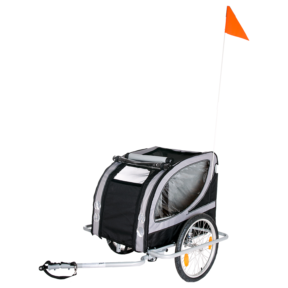 foto del prodotto rimorchio per bici no limit doggy liner paris deluxe l 148 x p 90 x h 88 cm