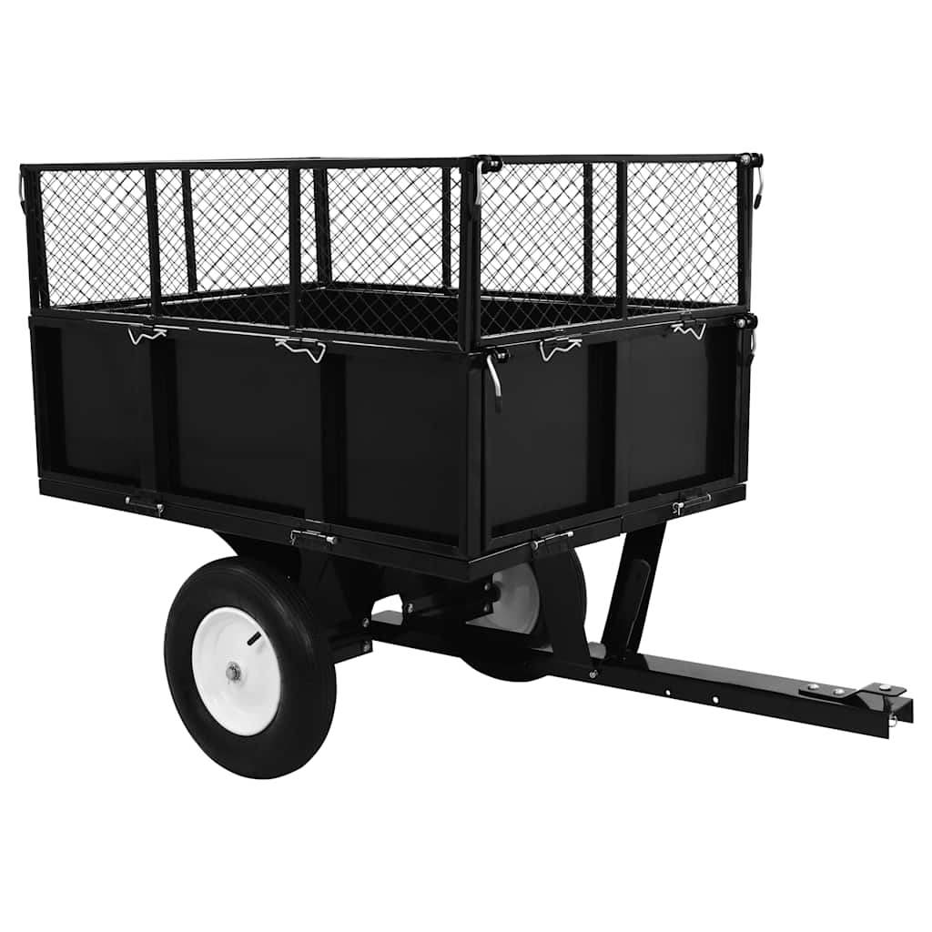 foto del prodotto rimorchio ribaltabile per tosaerba capacit 300 kg vidaxl