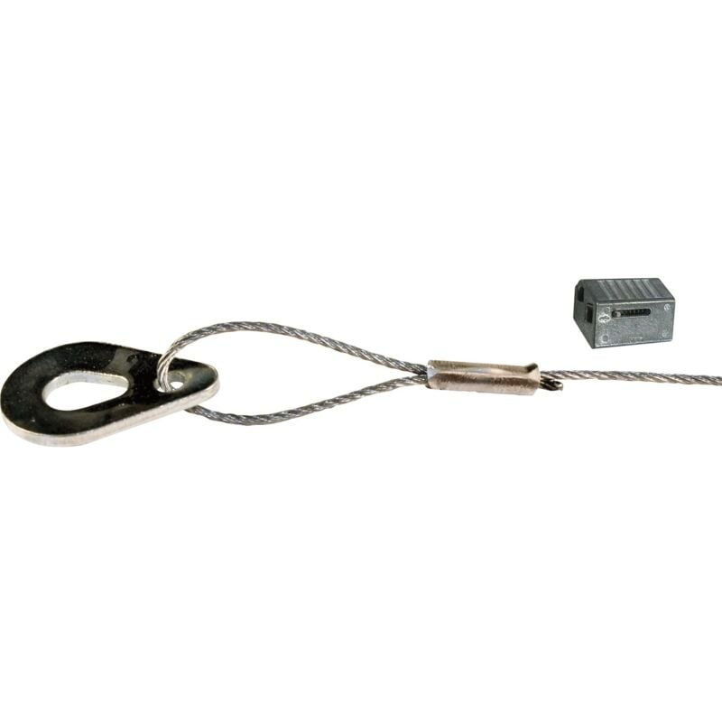 foto del prodotto rimuovere occhiello con diametro 1 mm con 1 m di corda e fune metallica a forma di castello, 1 set, 480500