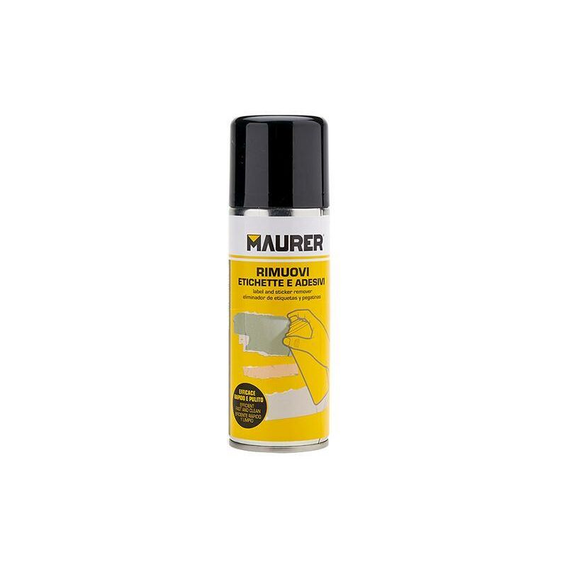 foto del prodotto rimuovi etichette e adesivi spray maurer 200ml