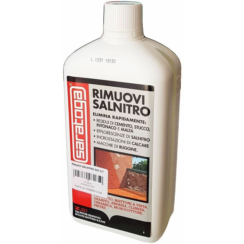 foto del prodotto rimuovi salnitro salmastra saratoga z20 disincrostante per muri pavimenti da 1 l