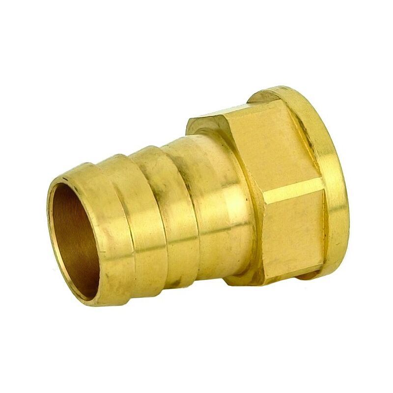 foto del prodotto rinaldi e pettinaroli raccordo diritto femmina portagomma in ottone giallo per pompa serie 1000 25x1 pettinaroli