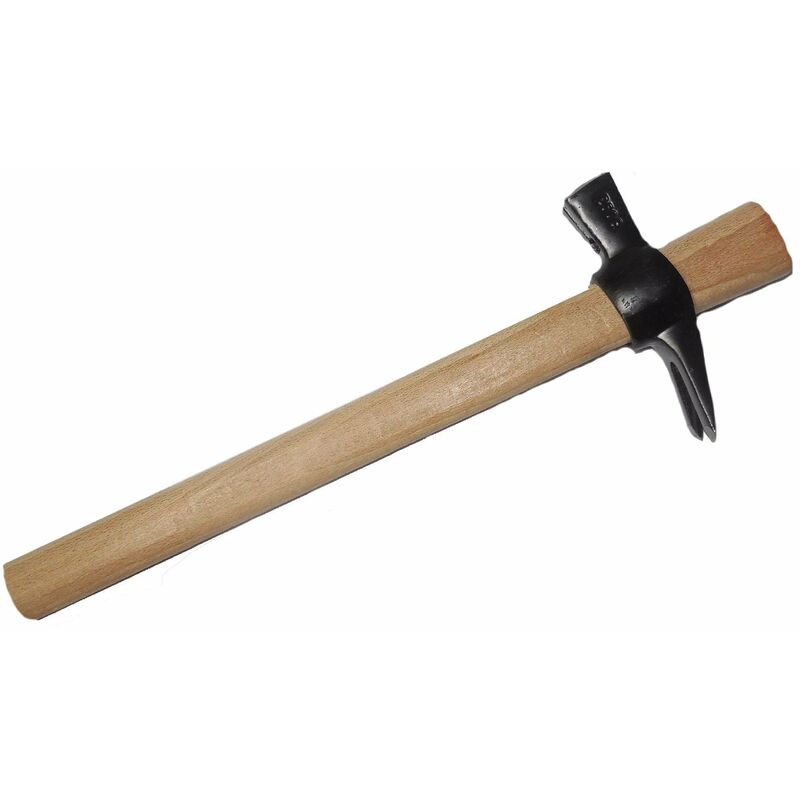 foto del prodotto rinaldi martello per carpentiere con testa in acciaio temprato e manico in legno 350 gr