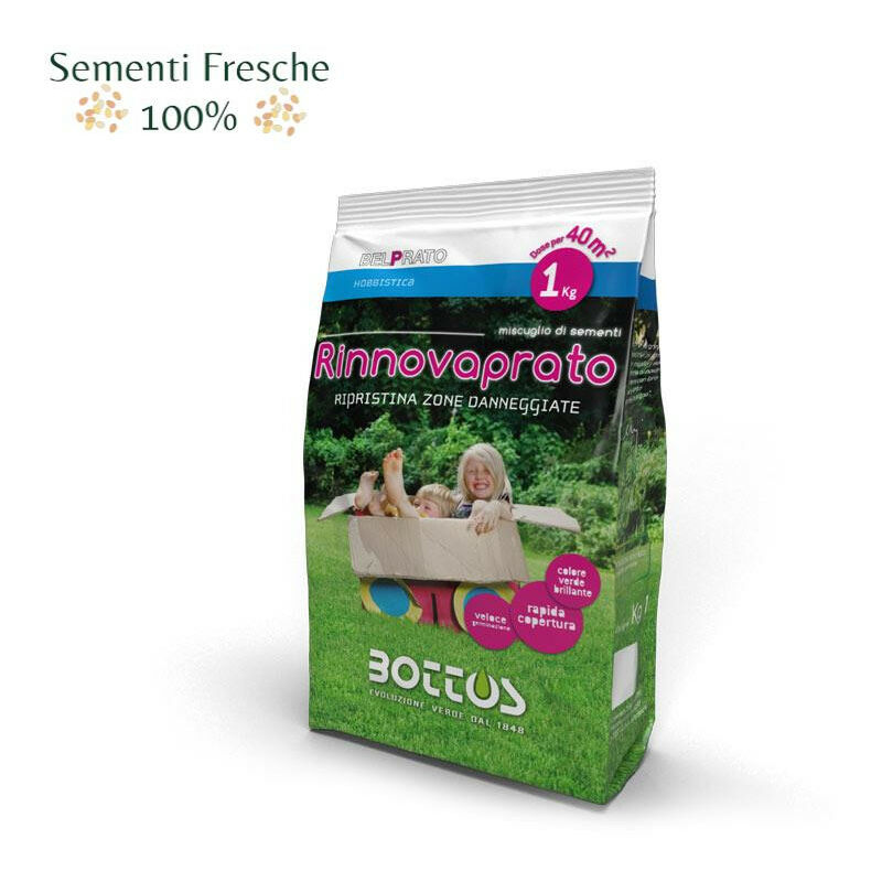 foto del prodotto rinnovaprato 1 kg sementi per prato bottos