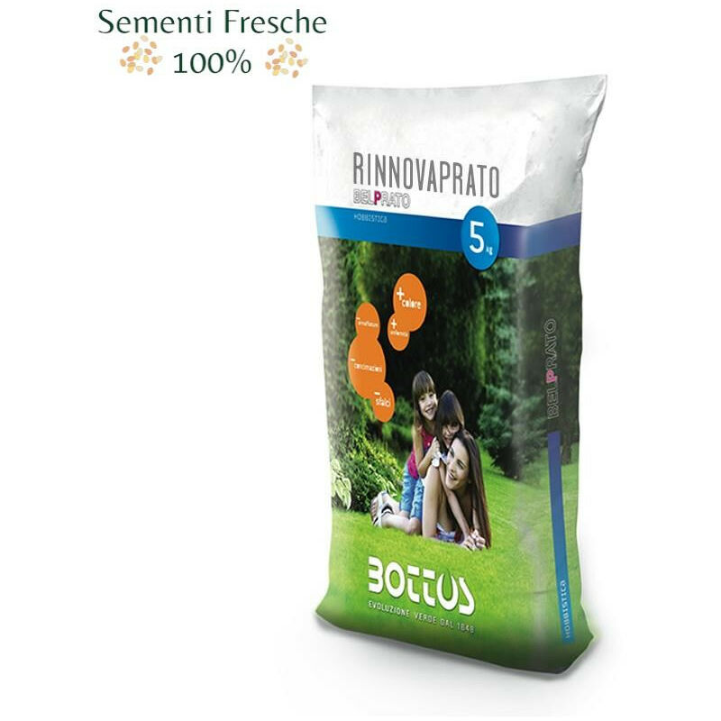 foto del prodotto rinnovaprato 5 kg sementi per prato bottos