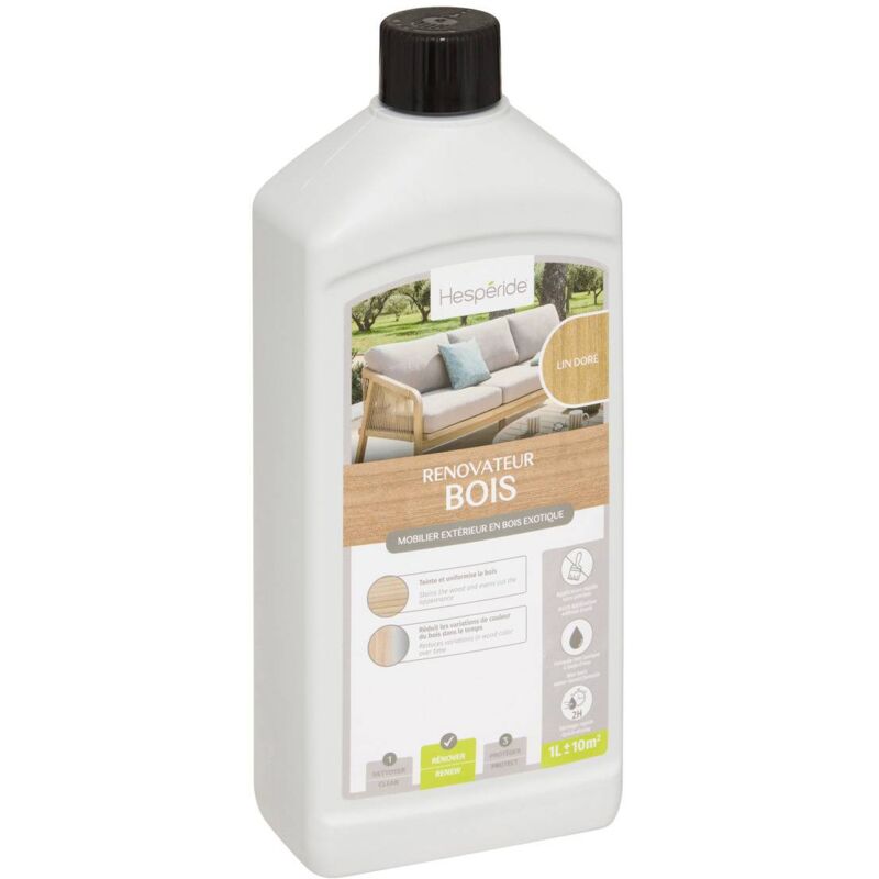 foto del prodotto rinnovatore per legno esotico con finitura in lino dorato 1l hesp ride