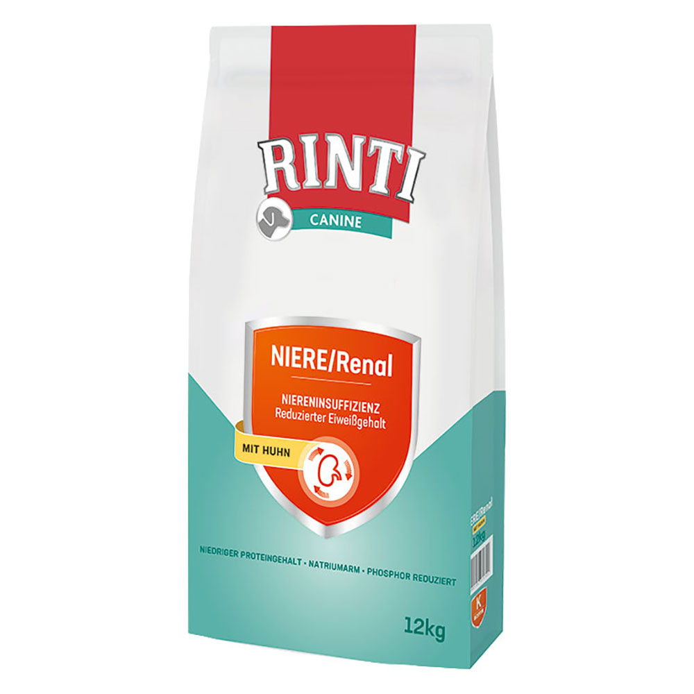 foto del prodotto rinti canine renal con pollo crocchette per cani 12 kg