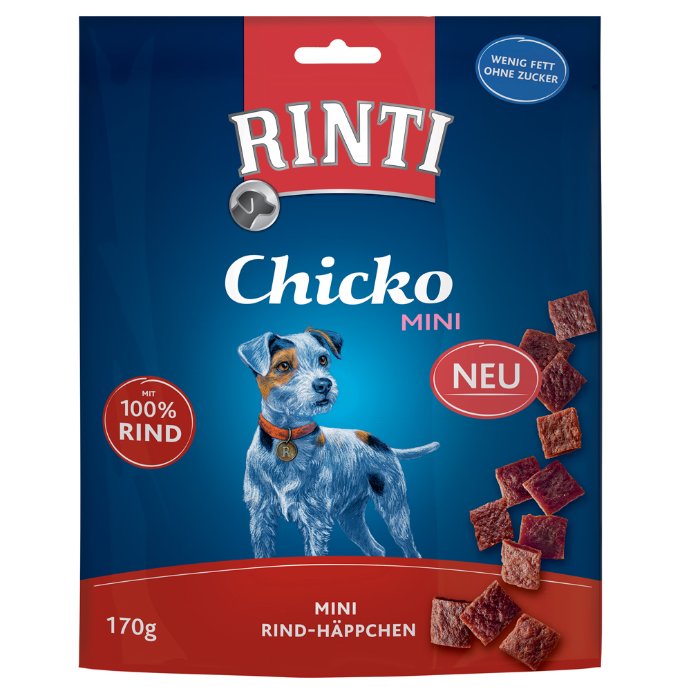 foto del prodotto rinti chicko mini snack per cane - 4 x 170 g manzo