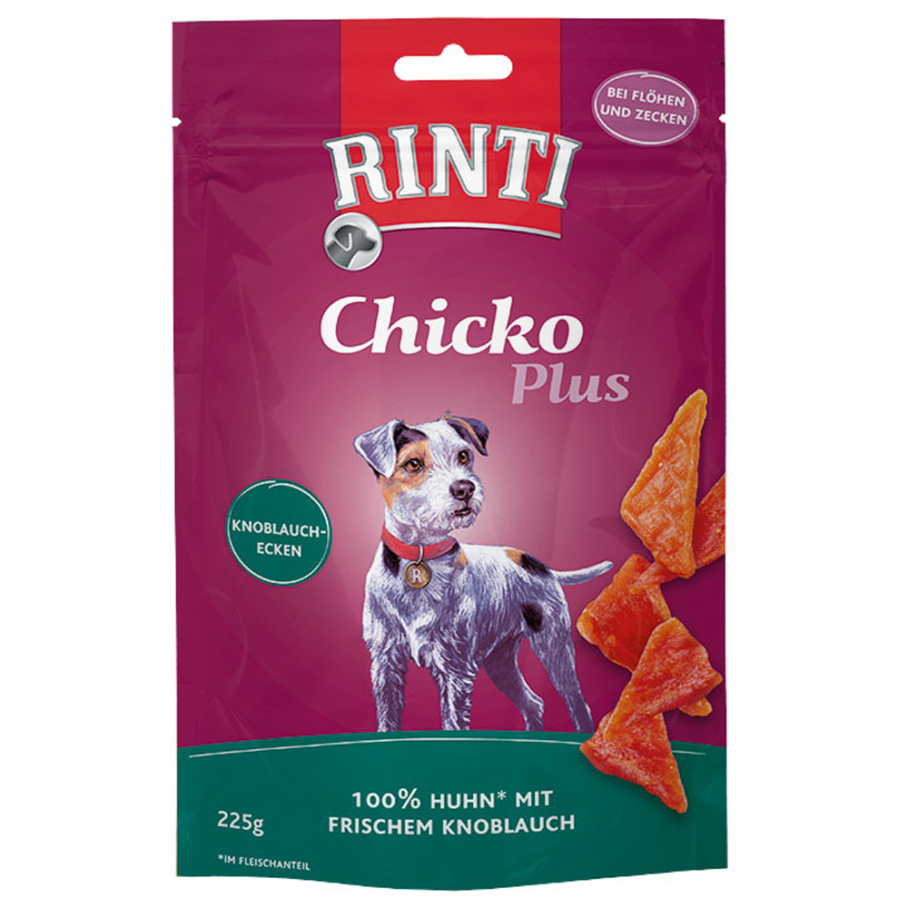 foto del prodotto rinti chicko plus triangolini all aglio 225 g