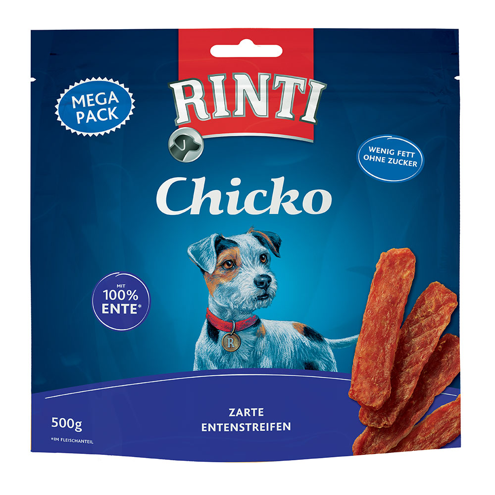 foto del prodotto rinti chicko snack per cani anatra 500 g