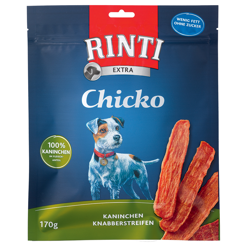 foto del prodotto rinti chicko snack per cani coniglio 170 g