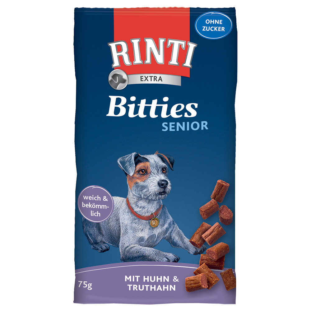 foto del prodotto rinti extra bitties senior pollo tacchino 75 g