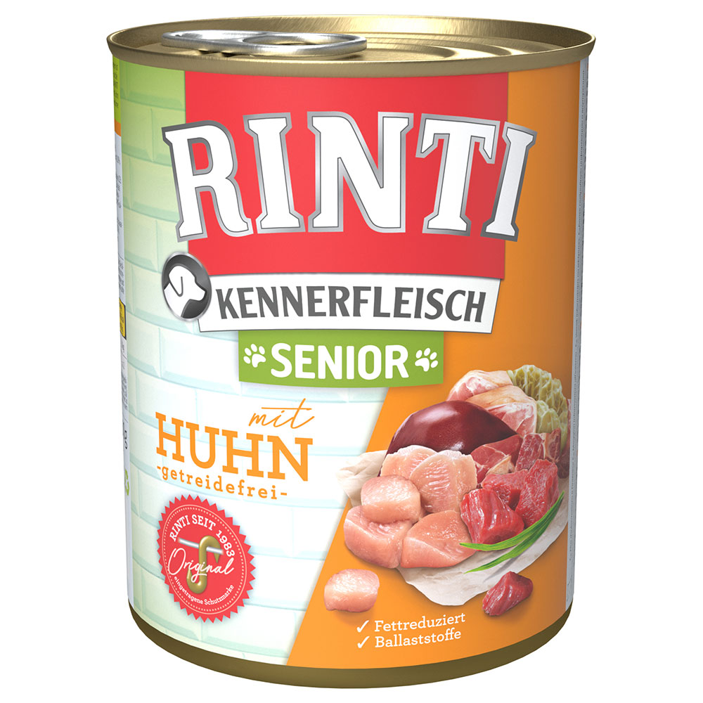 foto del prodotto rinti kennerfleisch senior 6 x 800 g pollo