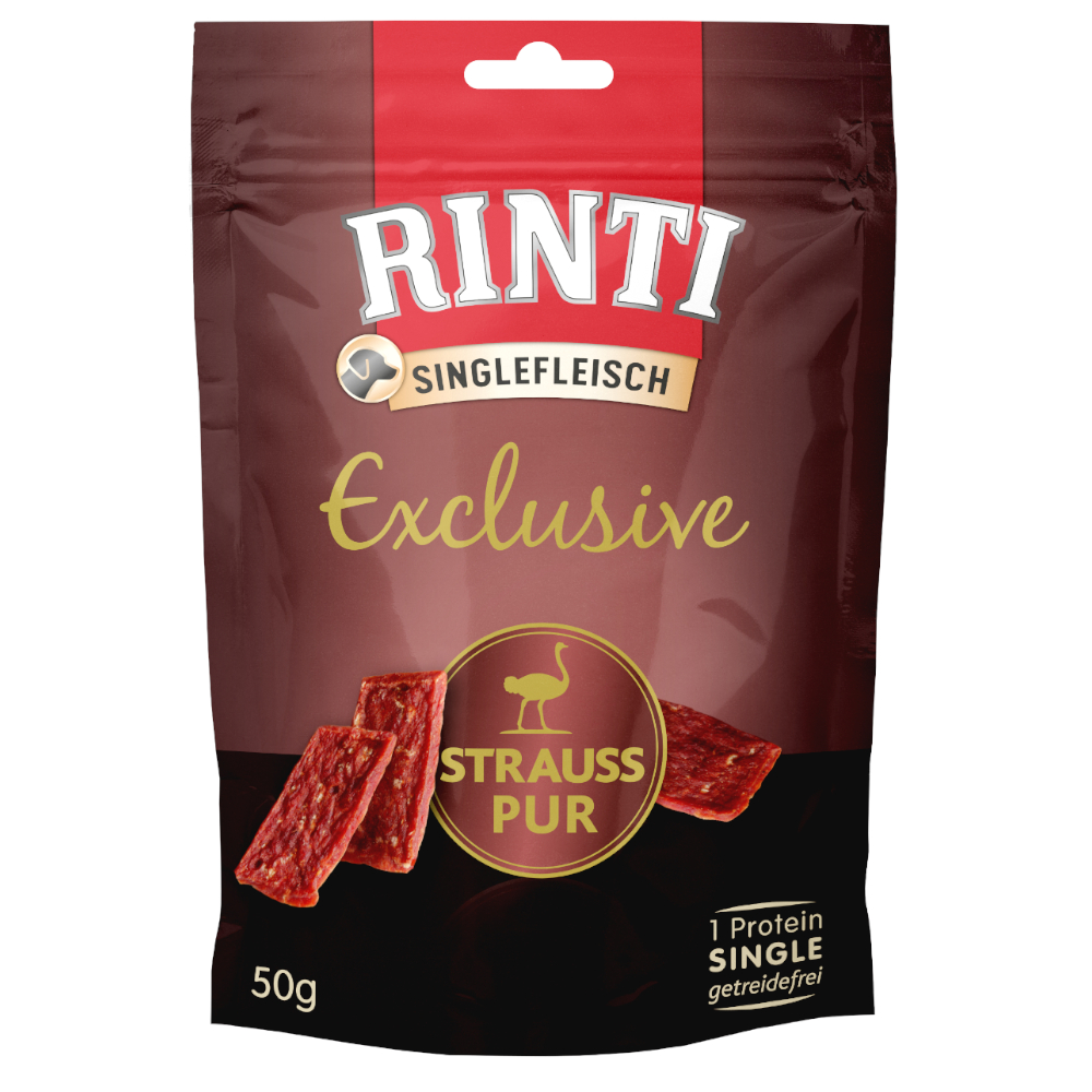 foto del prodotto rinti single-meat exclusive - set 3 x 50 g struzzo puro