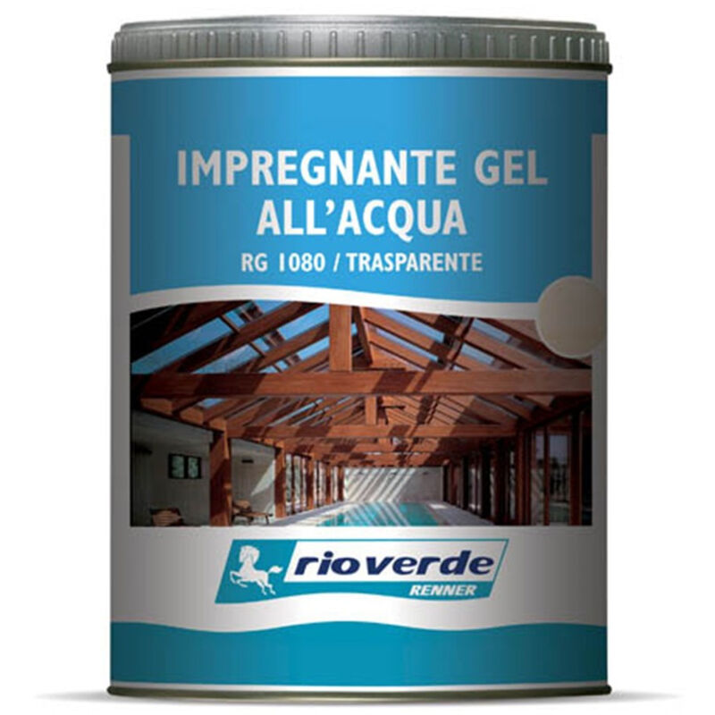 foto del prodotto rio verde renner rg 750ml impregnante acqua gel per esterni ed interni, colori disponibili trasparente