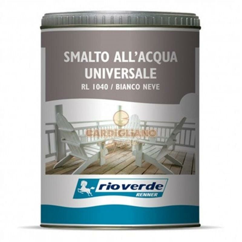 foto del prodotto rio verde renner smalto all aposacqua opaco universale da 0,75 lt rl1140 bianco latte