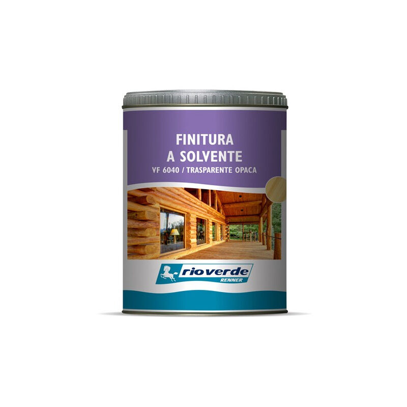 foto del prodotto rio verde renner vf 60xx 750ml finitura trasparente a solvente per esterni, brillantezza lucido