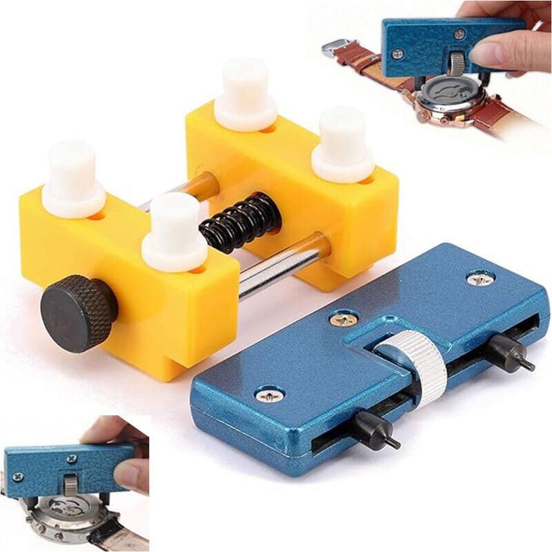 foto del prodotto riparazione del movimento dell orologio, strumento multifunzione, apricassa regolabile, strumento di rimozione, strumento di chiusura, kit di