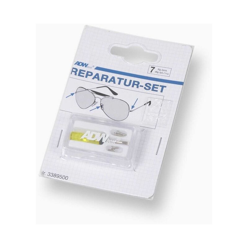 foto del prodotto riparazione occhiali kit pezzi 7 masidef