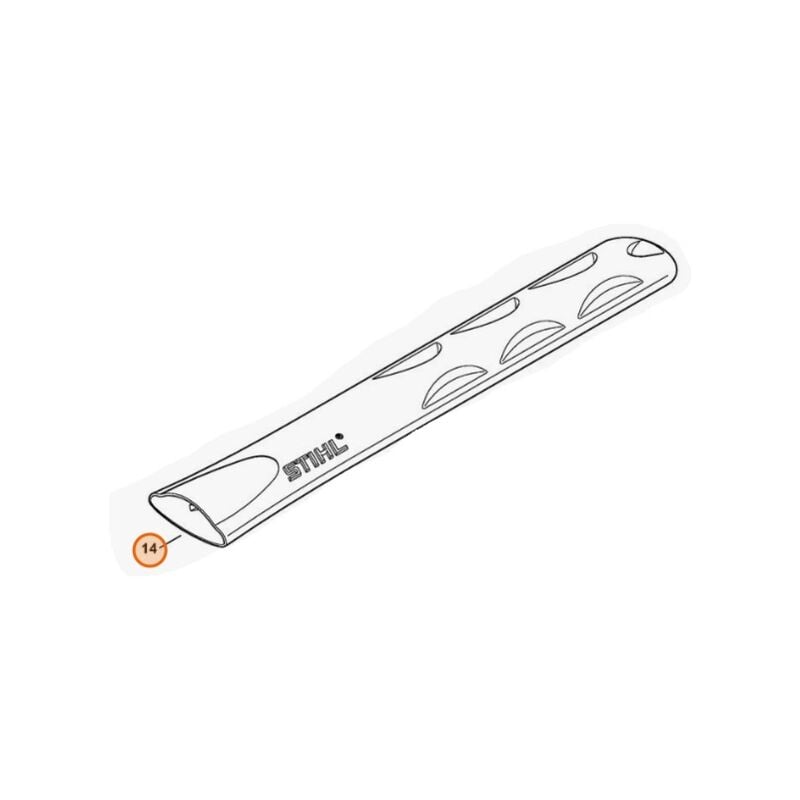 foto del prodotto riparo lame 750 mm 30 tagliasiepi modelli hs81r originale stihl 4237 790 9207