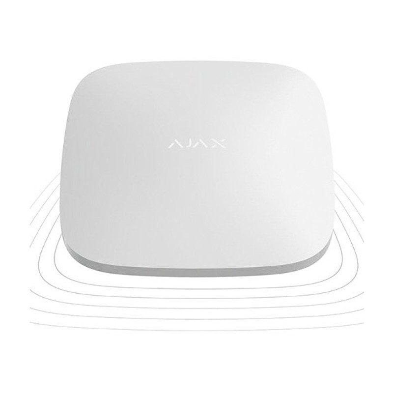 foto del prodotto ripetitore ajax rex segnale radio che amplifica la portata di tutti i dispositivi colore bianco