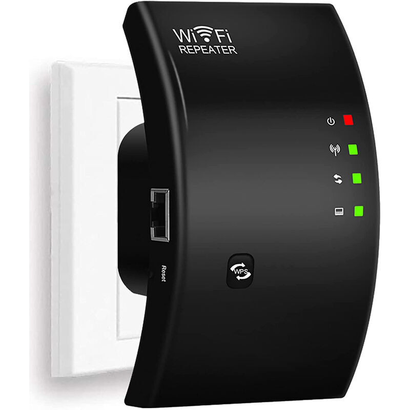 foto del prodotto ripetitore wifi, potente amplificatore wifi, extender wifi n300, amplificatore segnale wifi, 1 porta ethernet, copre fino a 200 , facile da