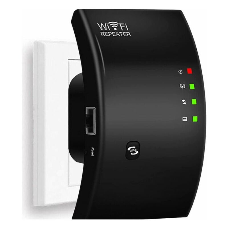 foto del prodotto ripetitore wifi, ripetitore wifi, potente amplificatore wifi, extender wifi n300, amplificatore del segnale wifi, 1 porta ethernet, copre fino a