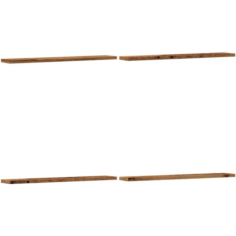 foto del prodotto ripiani libreria 4 pz legno vecchio 60x10x1,5 cm in truciolato - vidaxl