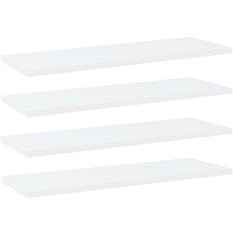 foto del prodotto ripiani per libreria 4pz bianchi 60x20x1,5 cm legno multistrato vidaxl