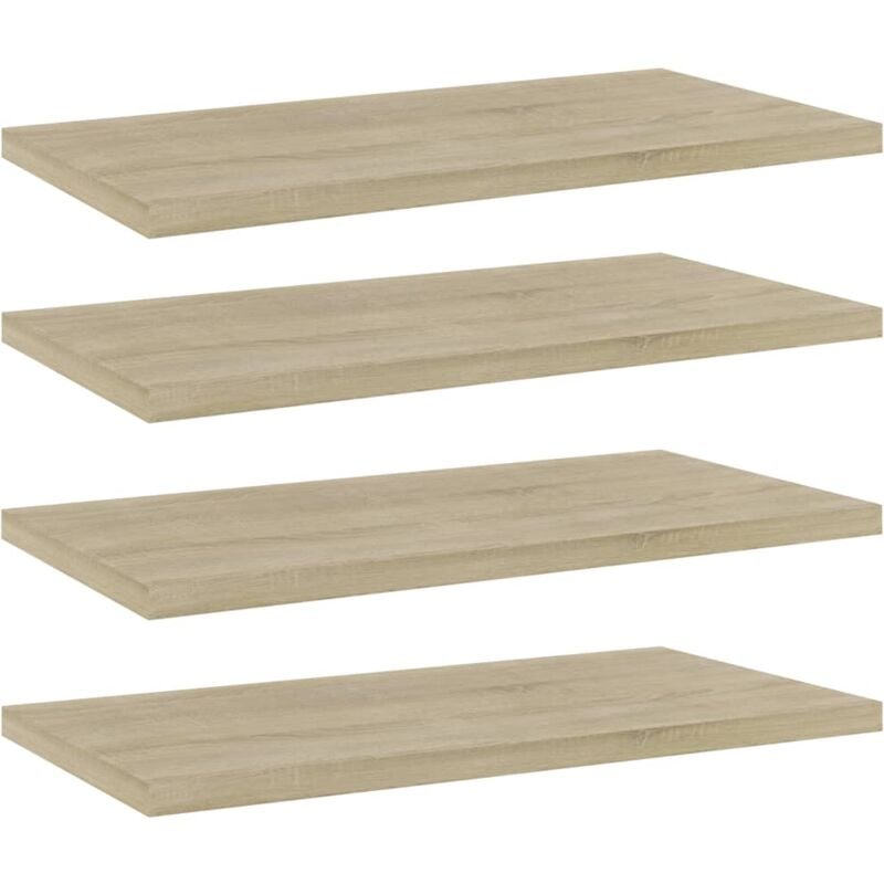 foto del prodotto ripiani per libreria 4pz rovere sonoma 40x20x1,5cm multistrato vidaxl
