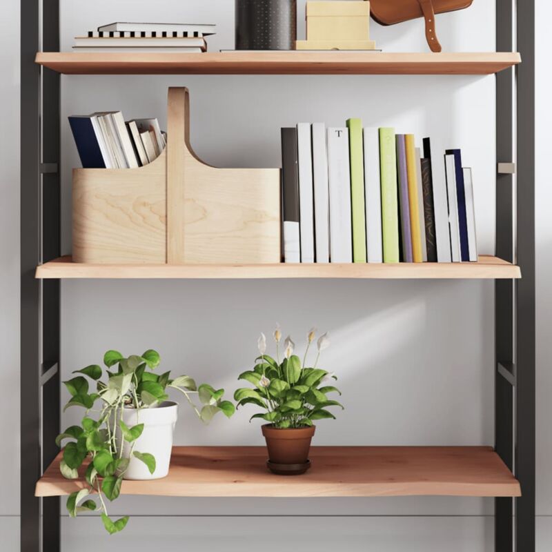 foto del prodotto ripiano a parete 100x40x2 cm legno massello rovere non trattato vidaxl