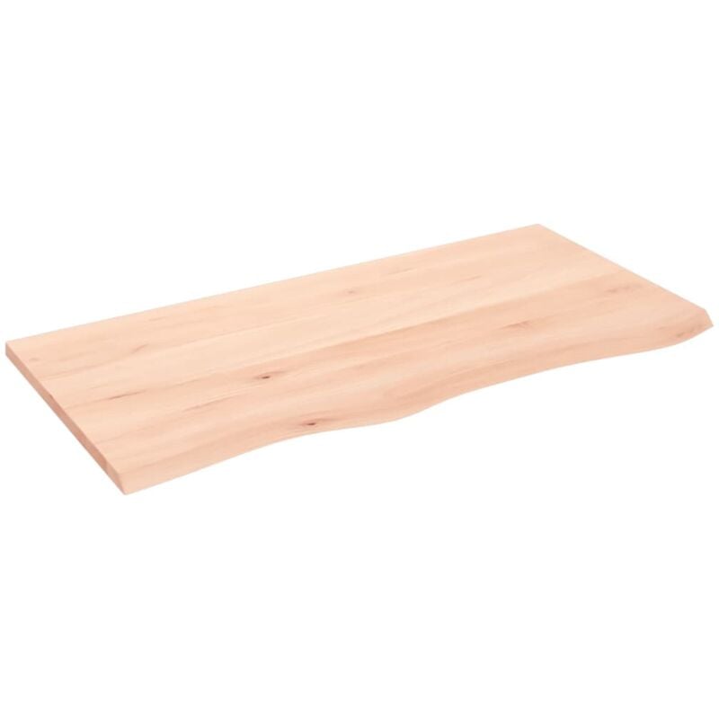 foto del prodotto ripiano a parete 100x50x2 cm legno massello rovere non trattato vidaxl