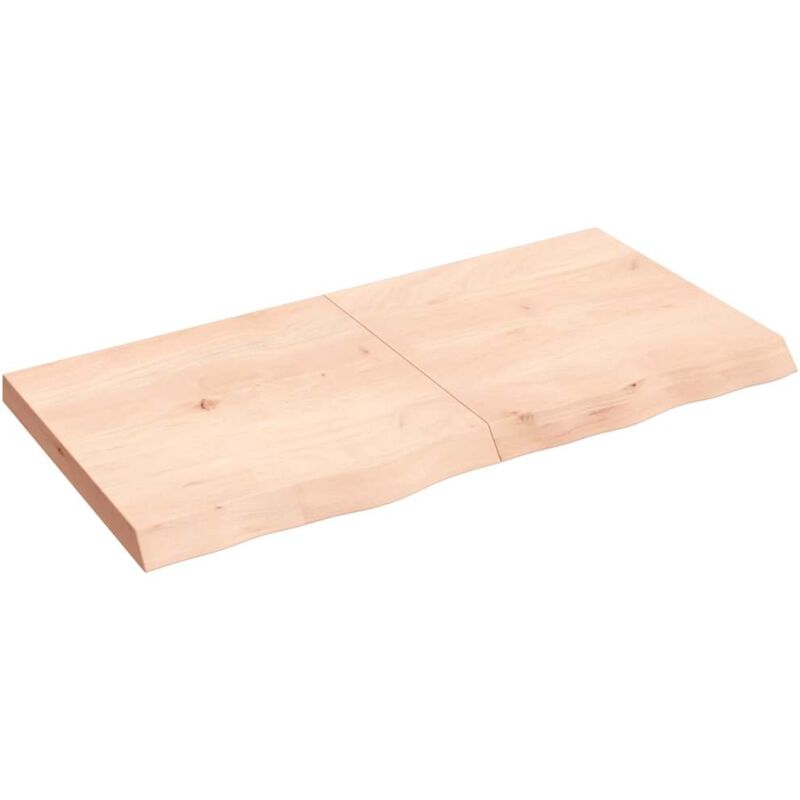 foto del prodotto ripiano a parete 120x60x 2 6 cm massello rovere non trattato vidaxl