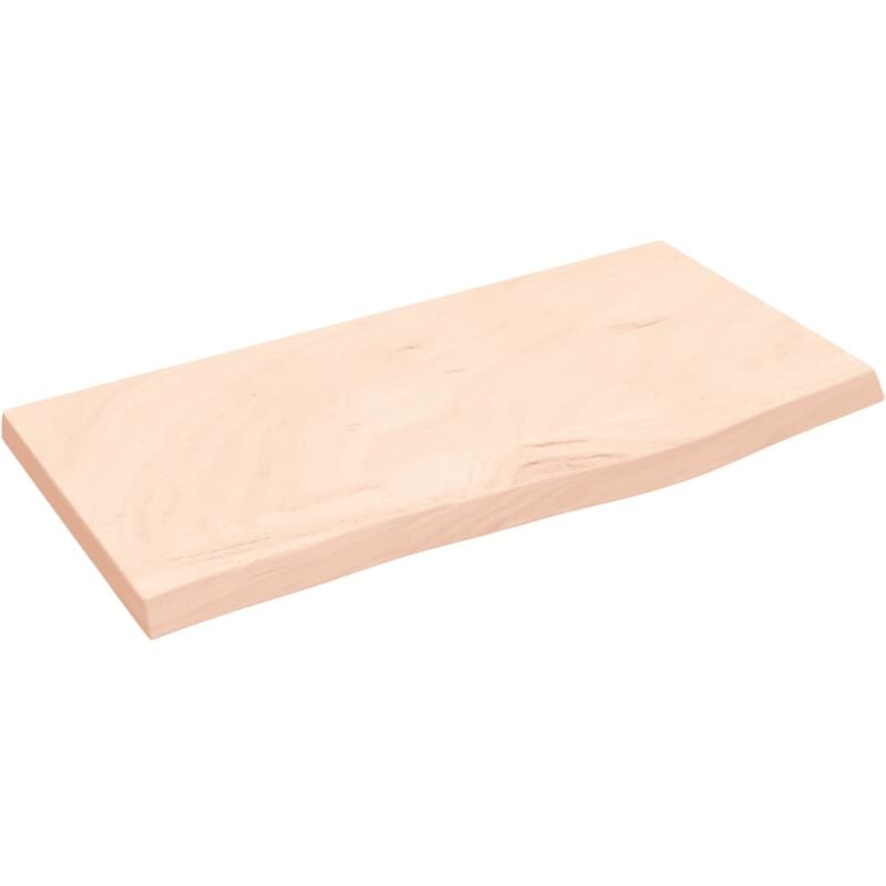 foto del prodotto ripiano a parete 60x30x4 cm legno massello rovere non trattato