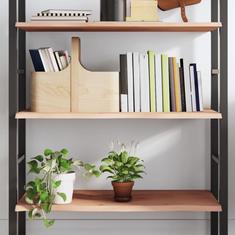 foto del prodotto ripiano a parete 80x40x2 cm legno massello rovere non trattato vidaxl