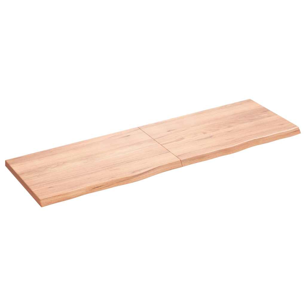 foto del prodotto ripiano muro marrone 160x50x 2 4 cm massello rovere trattatocod mxl 95713