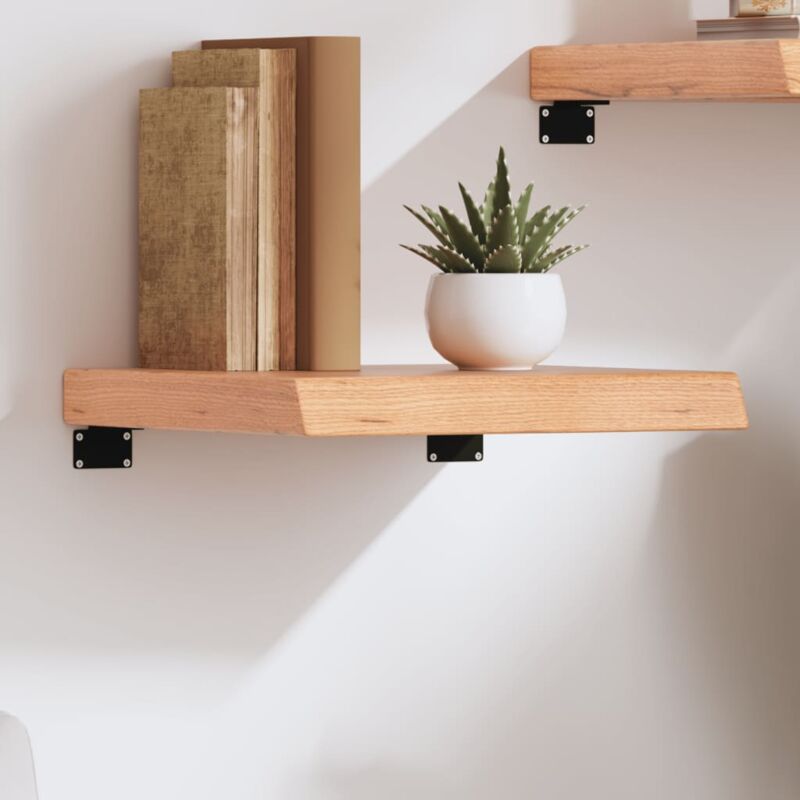 foto del prodotto ripiano muro marrone 40x40x 2 6 cm massello rovere trattato vidaxl