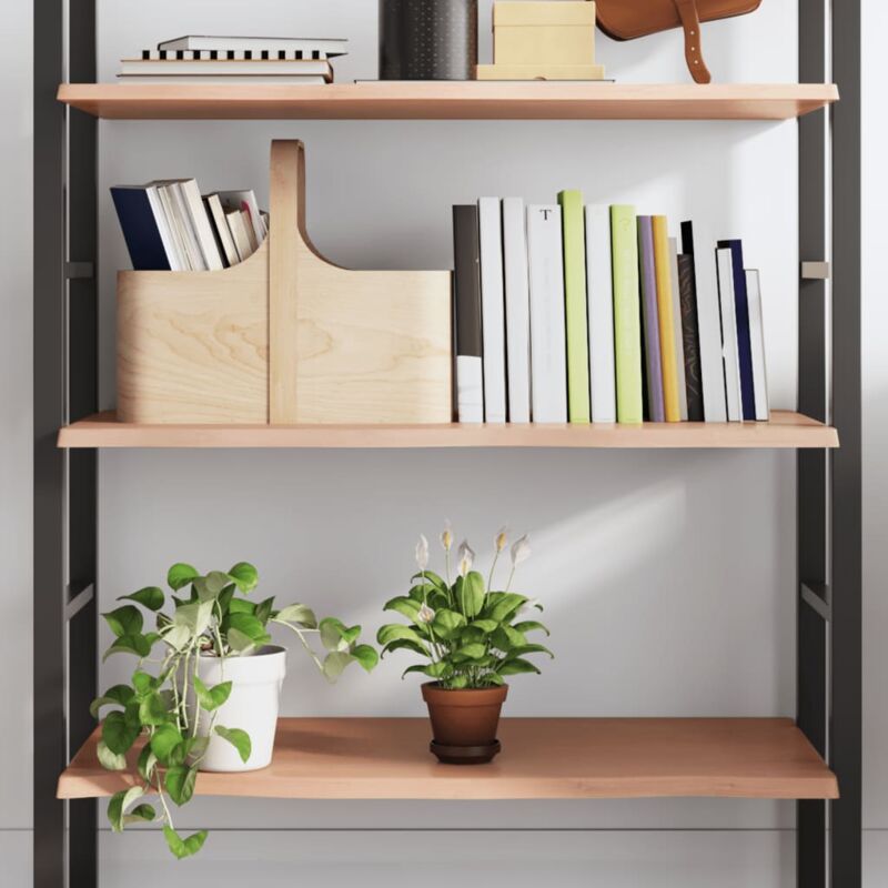 foto del prodotto ripiano muro marrone chiaro 100x40x2cm massello rovere trattato vidaxl