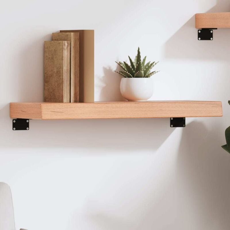 foto del prodotto ripiano muro marrone chiaro 60x20x6 cm massello rovere trattato vidaxl