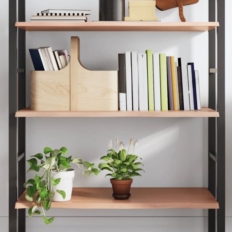 foto del prodotto ripiano muro marrone chiaro 80x40x2 cm massello rovere trattato vidaxl