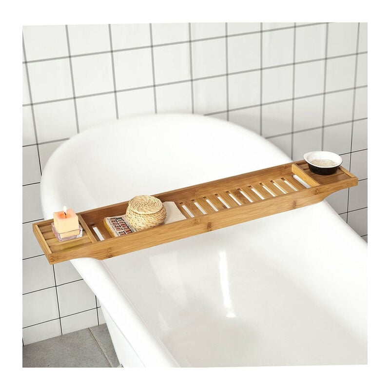 foto del prodotto ripiano per vasca da bagno in bamb ,l80cm, frg212 n sobuy