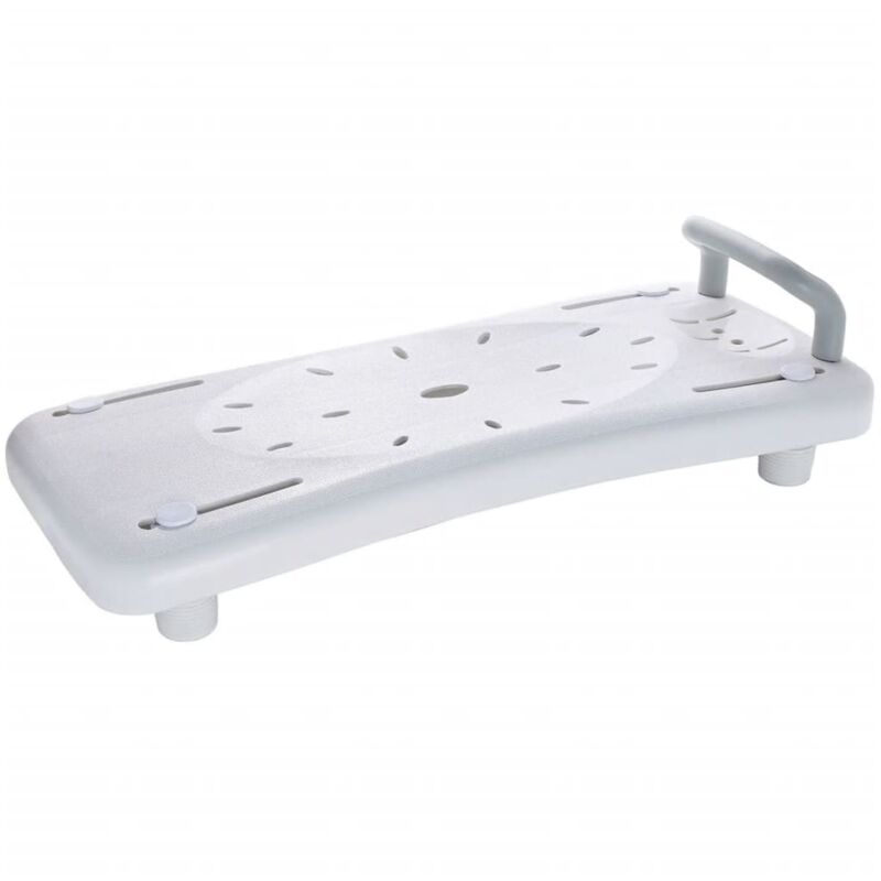 foto del prodotto ripiano sedile per vasca da bagno con maniglia bianco a00400101 ridder