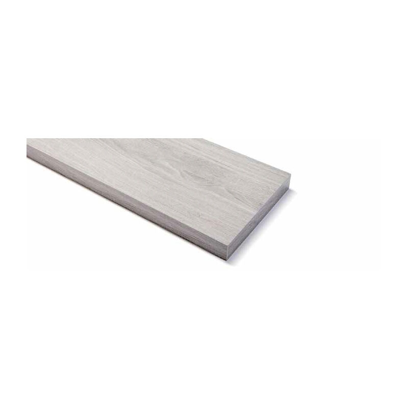 foto del prodotto ripiano tamburato rovere grigio cm. 3.8x23.5x23.5